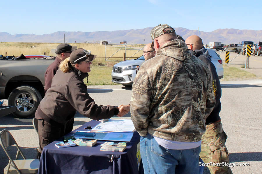 refuge manager Erin Holmes