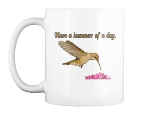 hummingbird mug