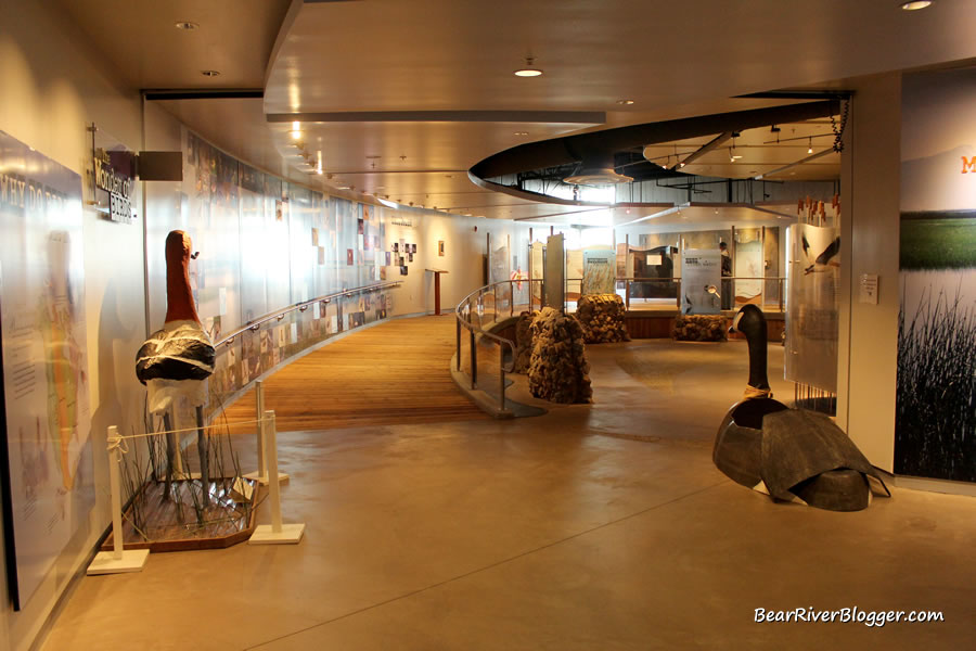 interactive displays and the James V. Hansen Wildlife Education Center.