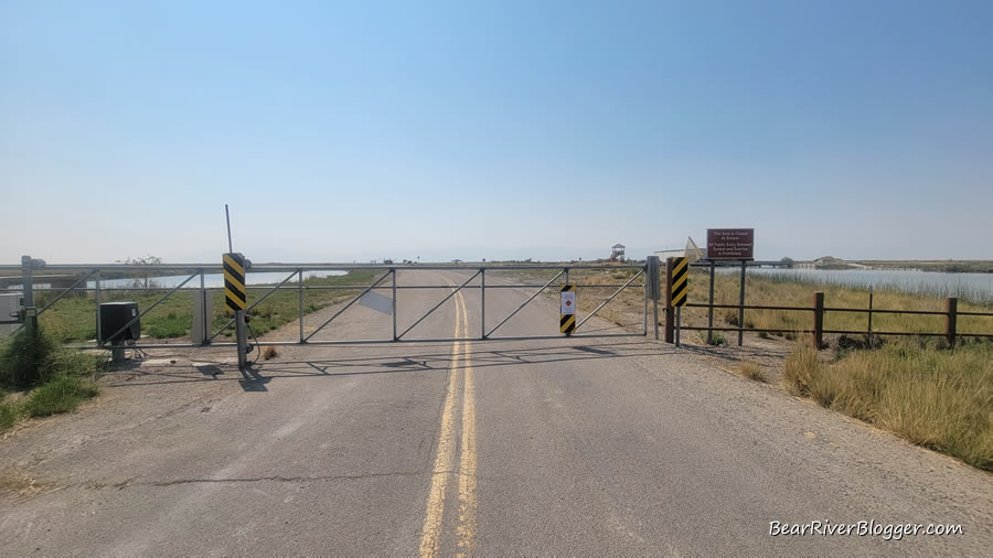 bear river bird refuge auto tour route gate