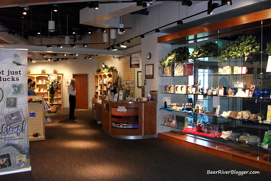 Avocet Corner Bookstore on the bear river migratory bird refuge