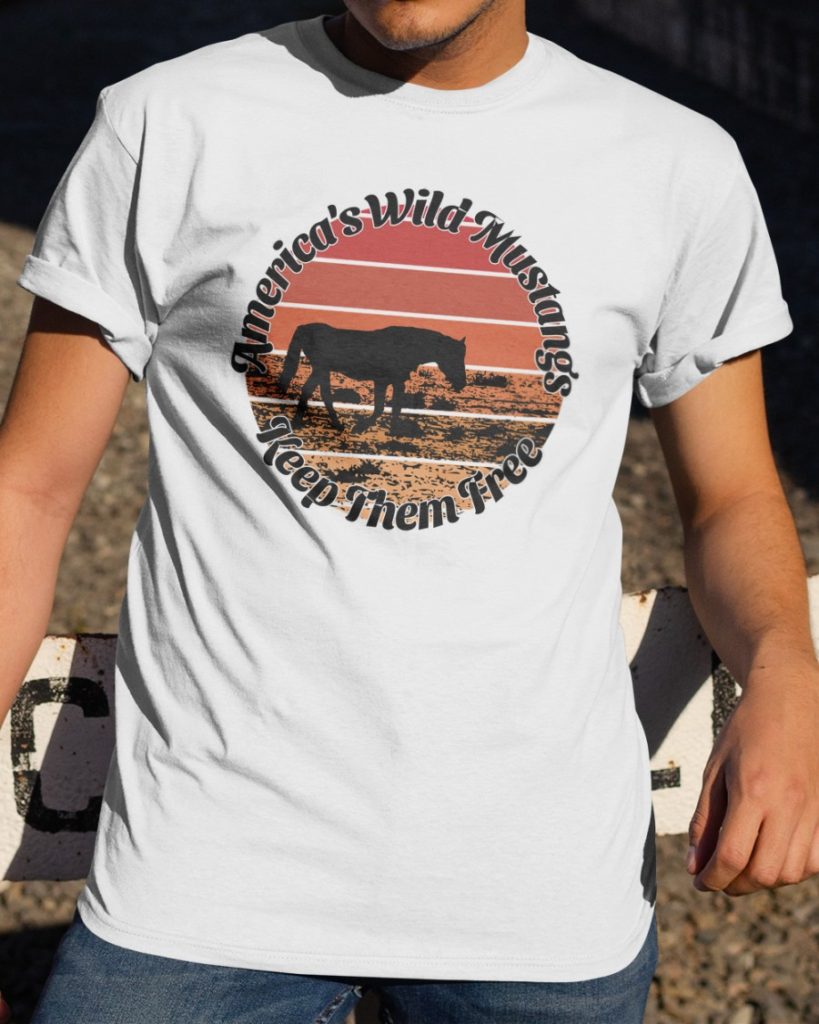 wild mustang t-shirt