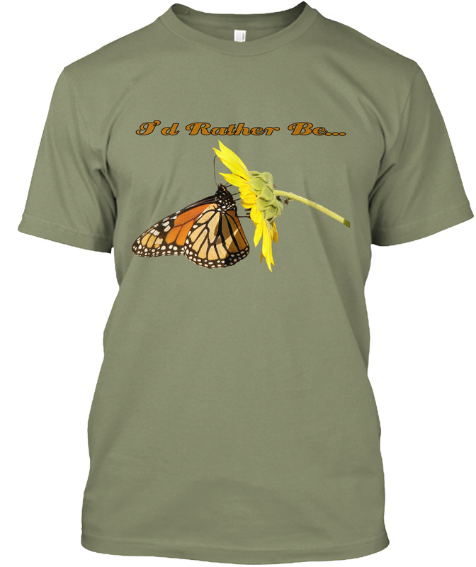 I'd rather be watching butterflies premium t-shirt