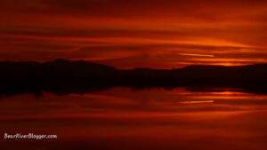 Sunset on the Bear River Migratory Bird Refuge