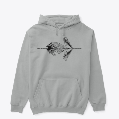 hooded pelican sweatshirt from bird shirts and more