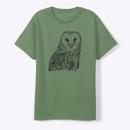 barn owl t-shirt