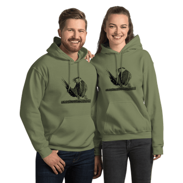 greater sage grouse unisex birdwatching hoodie