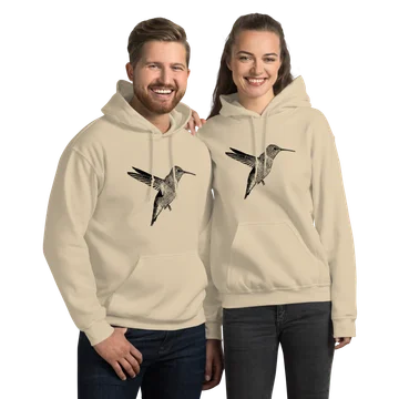 flying hummingbird unisex hoodie