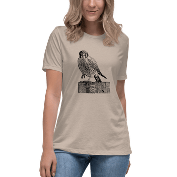 American kestrel women's relaxed fit t-shirt