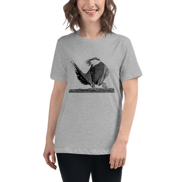 greater sage grouse women's relaxed fit t-shirt