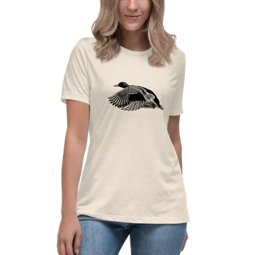 mallard women's relaxed t-shirt