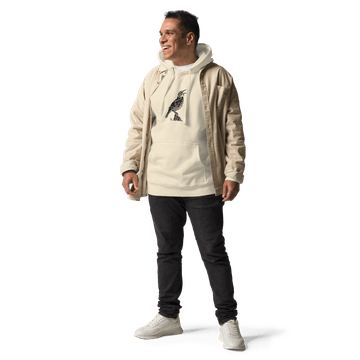 singing western meadowlark premium unisex hoodie