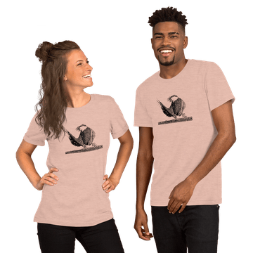 greater sage grouse unisex birdwatching t-shirt