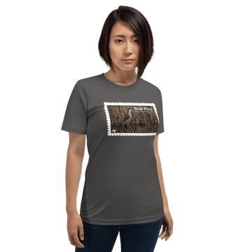 Bear River Migratory Bird Refuge stamp unisex t-shirt