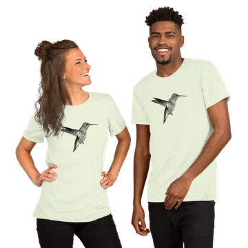 flying hummingbird unisex t-shirt