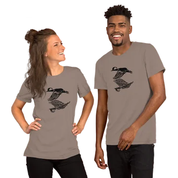 hooded merganser unisex t-shirt