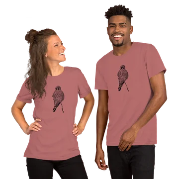American kestrel birding unisex t-shirt