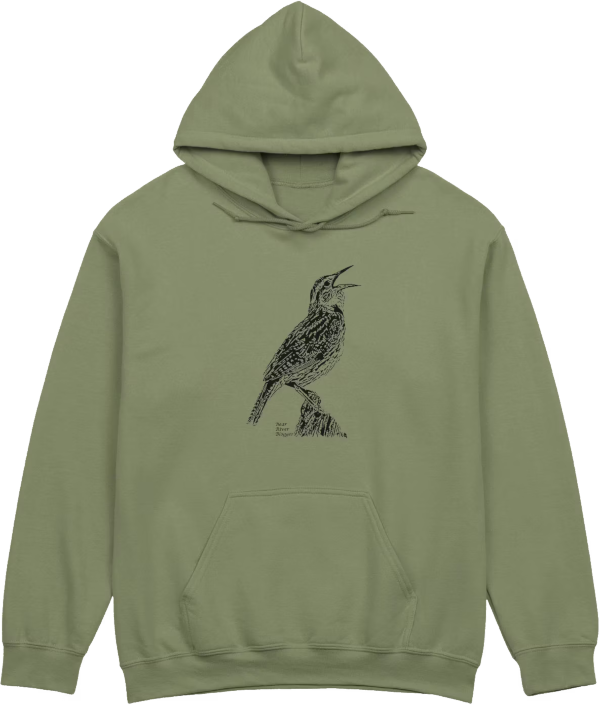 western meadowlark hooded sweatshirt